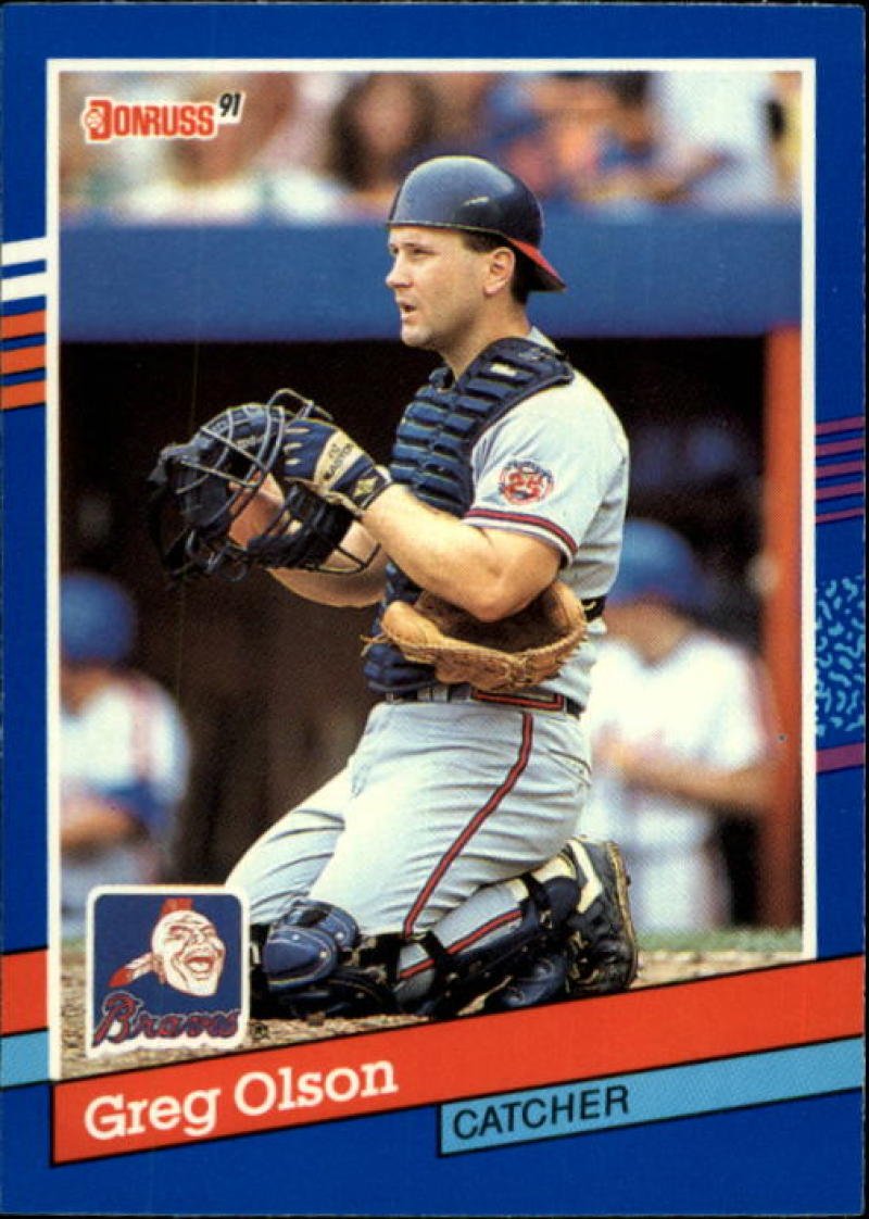 Amazon.com: 1991 Donruss #285 Greg Olson NM-MT Atlanta Braves